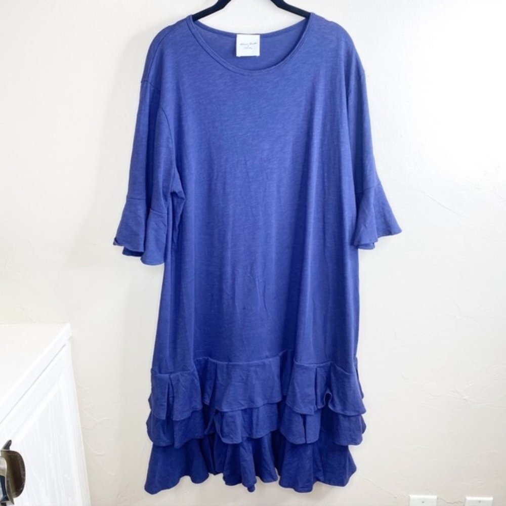 Alison Brett x Casual Navy Layered Ruffle Dress